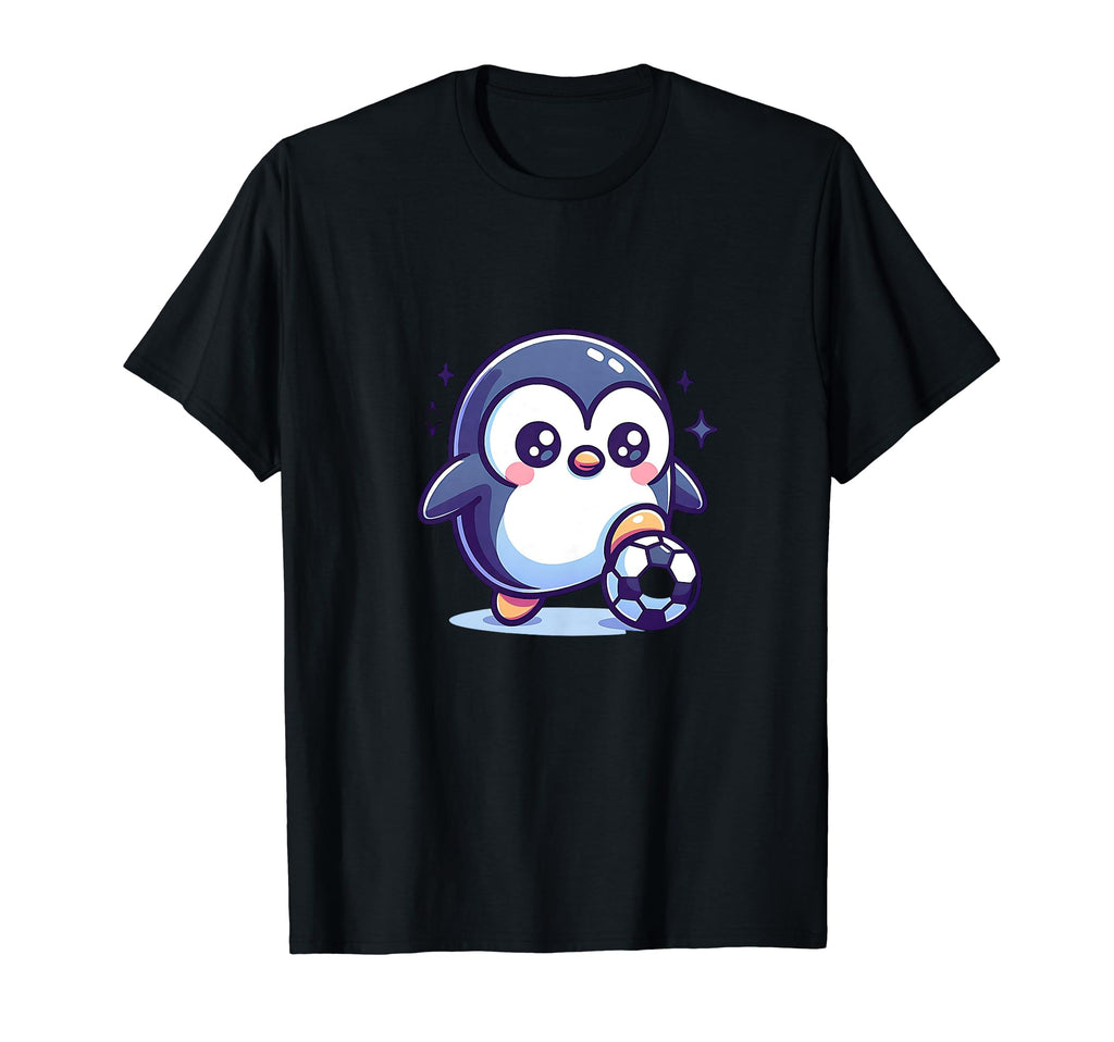 Funny Soccer Penguin Champion Fan T-Shirt - Novelty Apparel Unisex