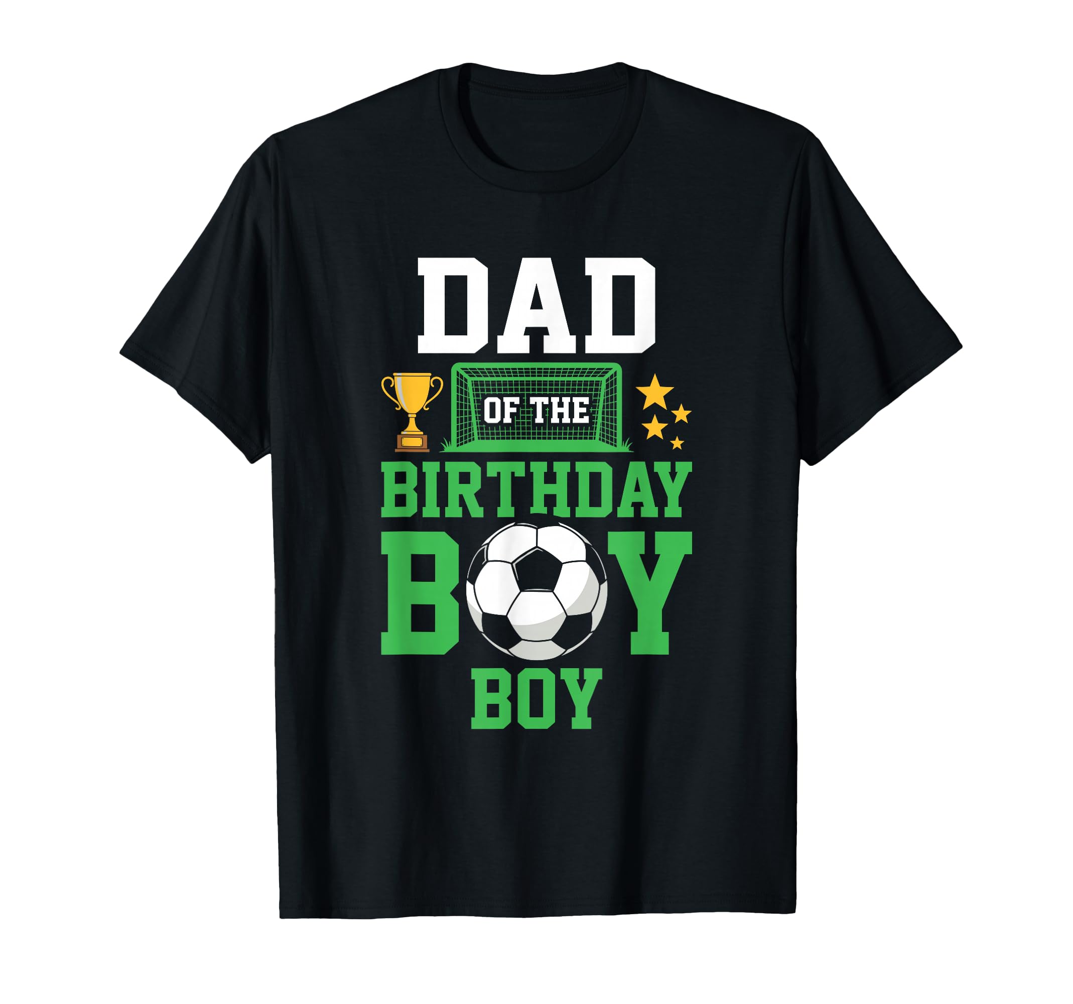 Soccer Dad Birthday Party Soccer T-Shirt - Custom Art Print Men Women