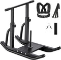 VEVOR Weight Sled, Steel Power Sled, Fitness Training Sleds for Athletic Exercise Speed Improvement, Workout Equipment with Adjustable Height Handle
