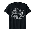 I Play Soccer And I Know Things T-Shirt - Custom Art Print for Adults