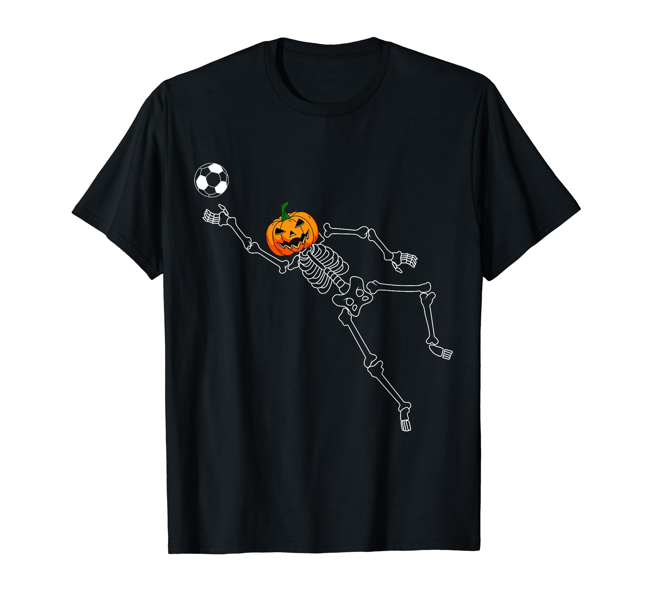 Halloween Soccer Player Soccer Goalie T-Shirt - Trendy Graphic Men Women