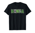 Soccer Nonna Birthday Party T-Shirt - Minimalist Print Unisex
