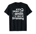 Proud Soccer Goalie Grammy Soccer T-Shirt - Trendy Graphic for Adults