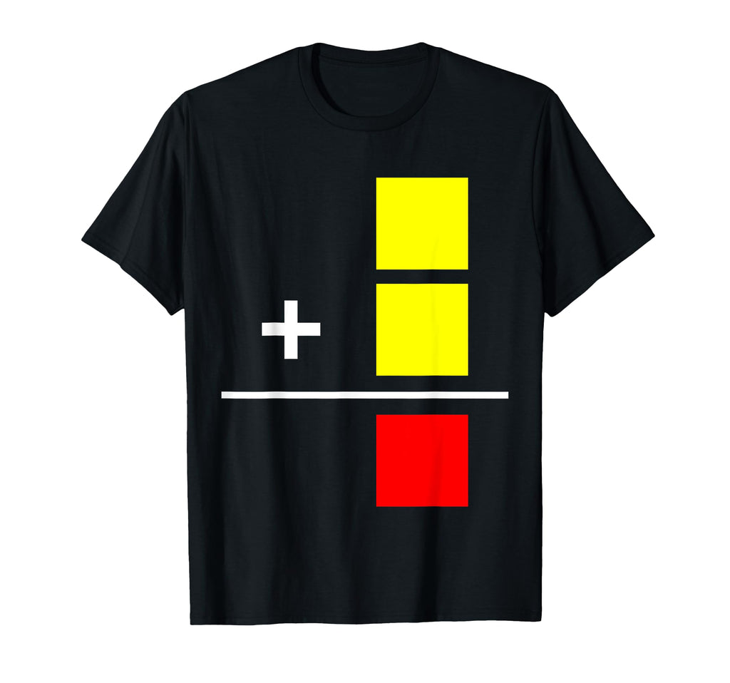 Soccer Yellow Red Card Football T-Shirt - Novelty Apparel Men Women