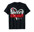 Soccer Grammy Heart Grandma Grammy Soccer T-Shirt - Graphic Print Unisex