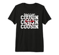 Soccer Cousin Coquette Soccer Player T-Shirt - Minimalist Print for Adults