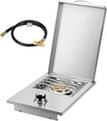 Stanbroil Built-in Stainless Steel Side Burner for Outdoor Kitchen - Liquid Propane Only
