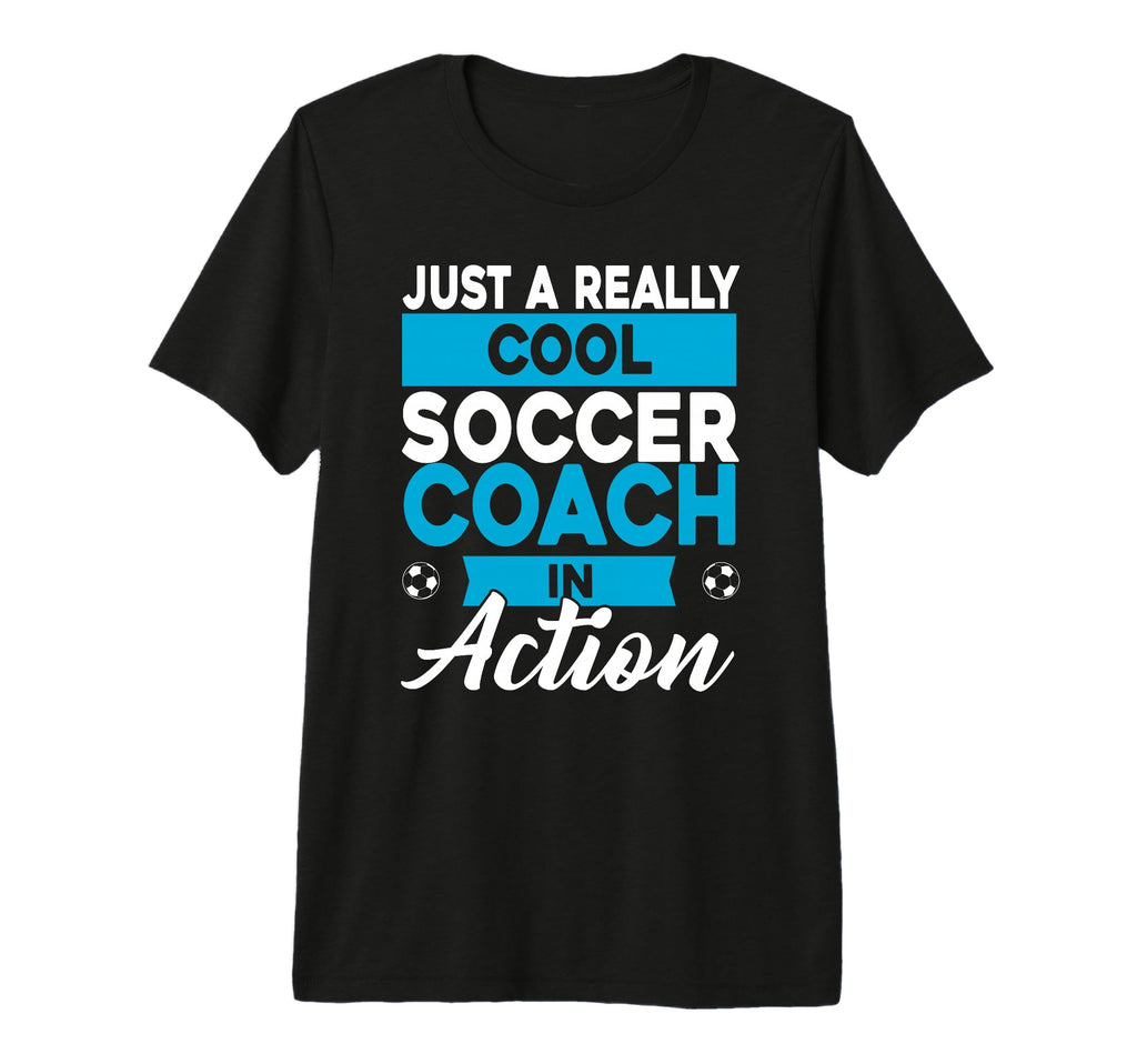 Mens Soccer Coaching Training T-Shirt - Minimalist Print for Adults