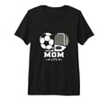 Mom Life Heart Funny Soccer Hockey T-Shirt - Streetwear Style for Adults