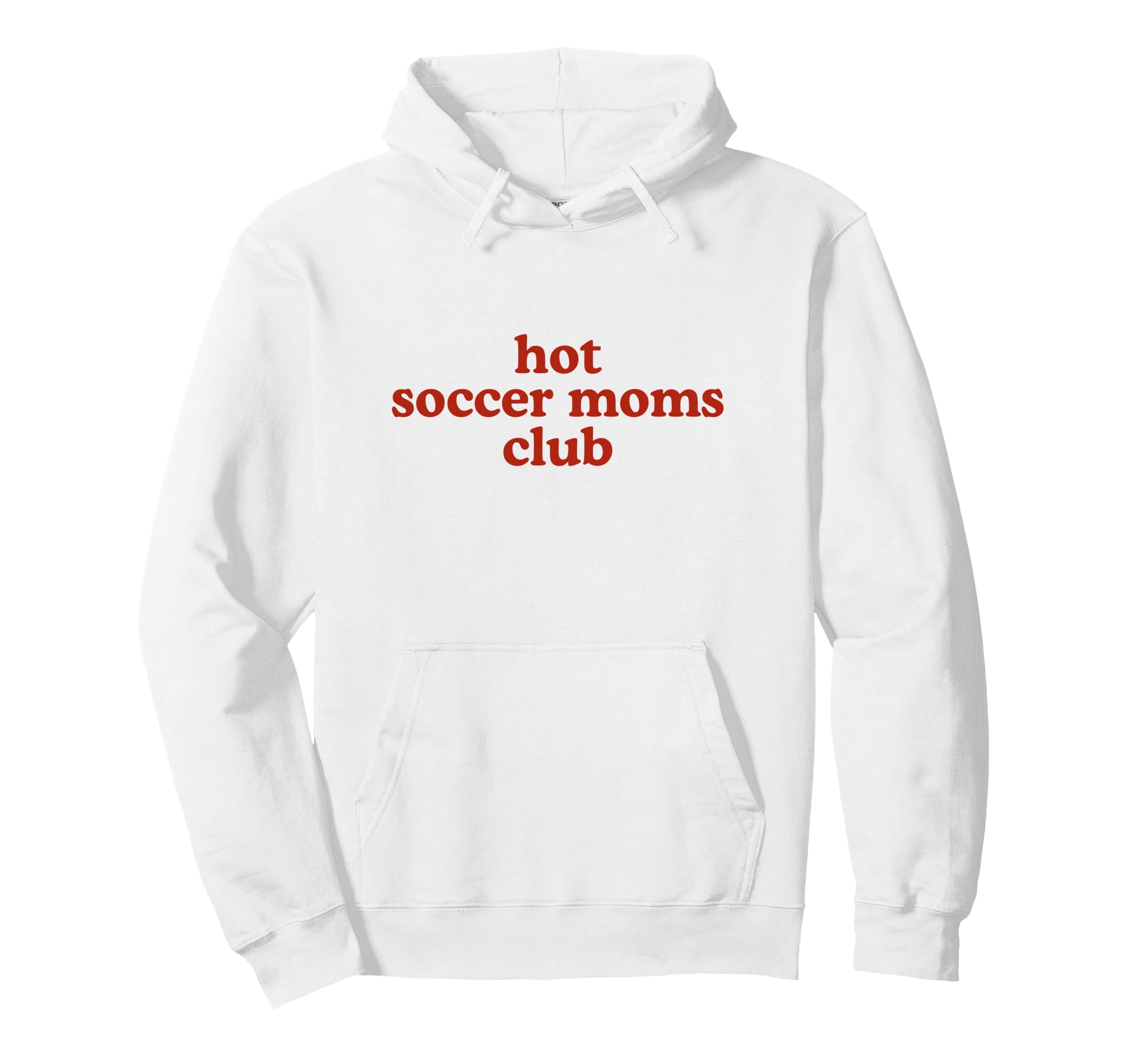 Hot Soccer Moms Club Red Must Sweatshirt - Fun Novelty Design for Adults