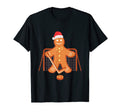 Hockey Goalie Gingerbread Goalkeeper T-Shirt - Casual Everyday Wear Unisex