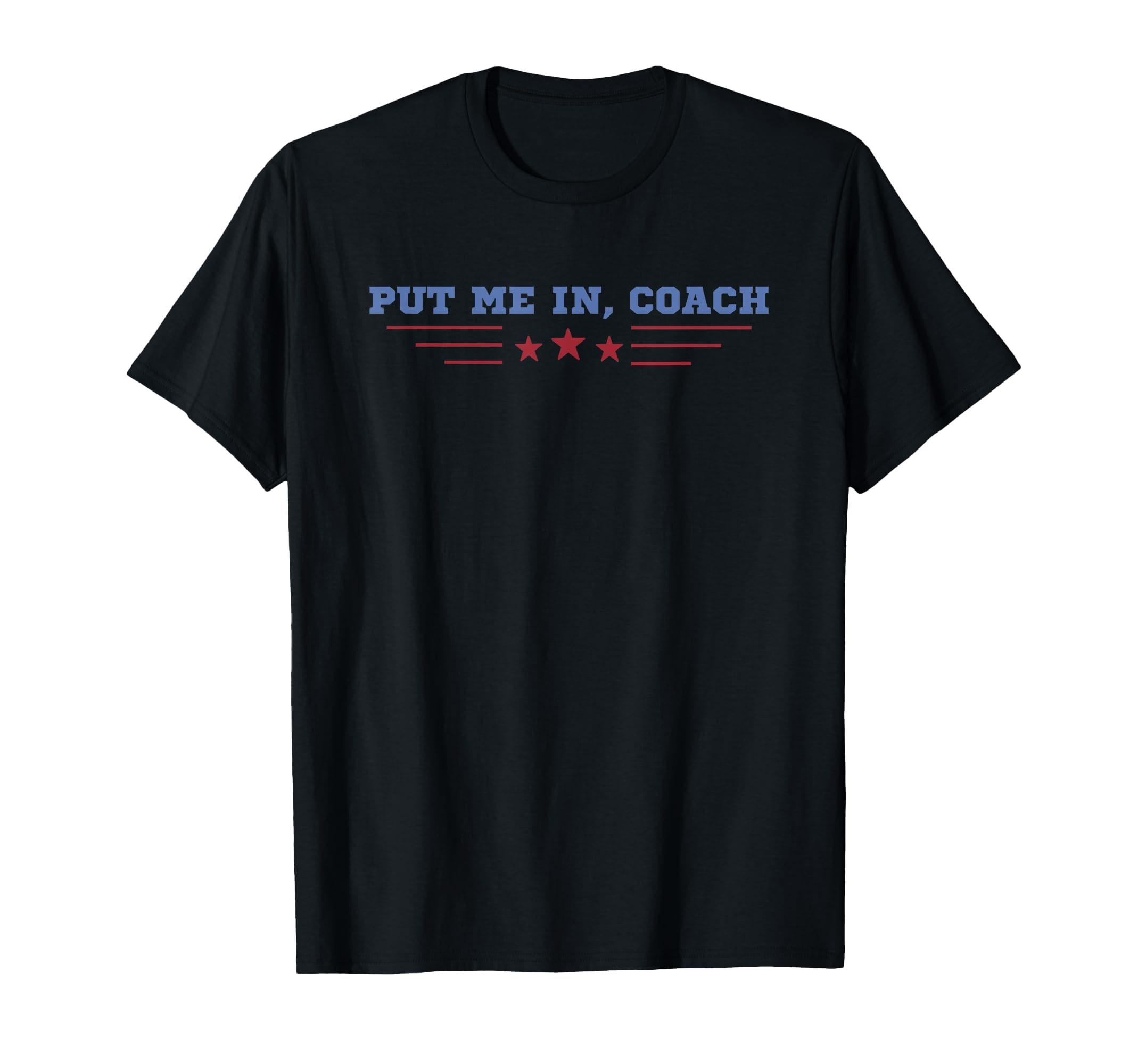 Put Me Coach Baseball T-Shirt - Graphic Print Men Women