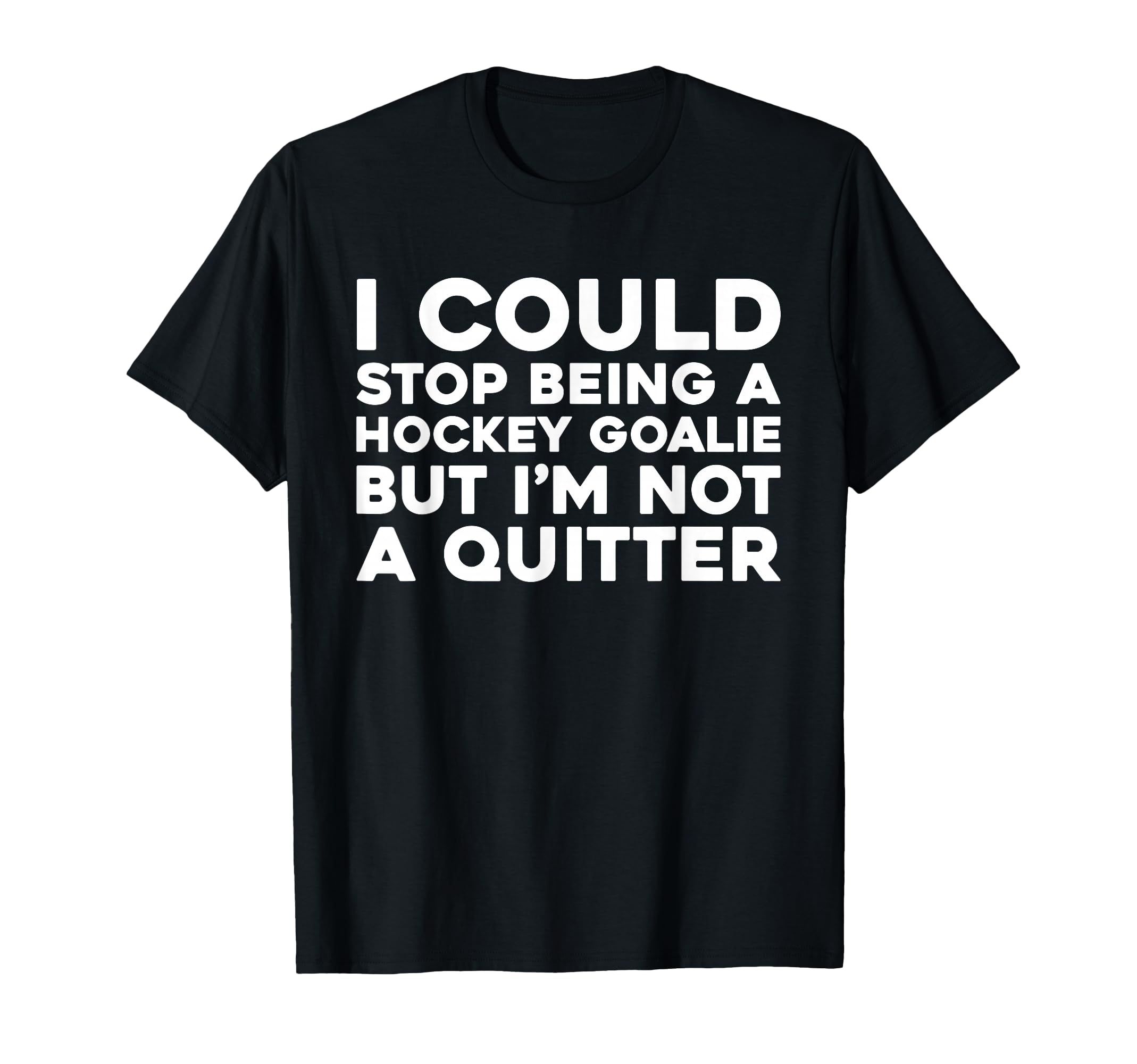 Hockey Goalkeeper Ice Hockey Goalie T-Shirt - Minimalist Print Unisex