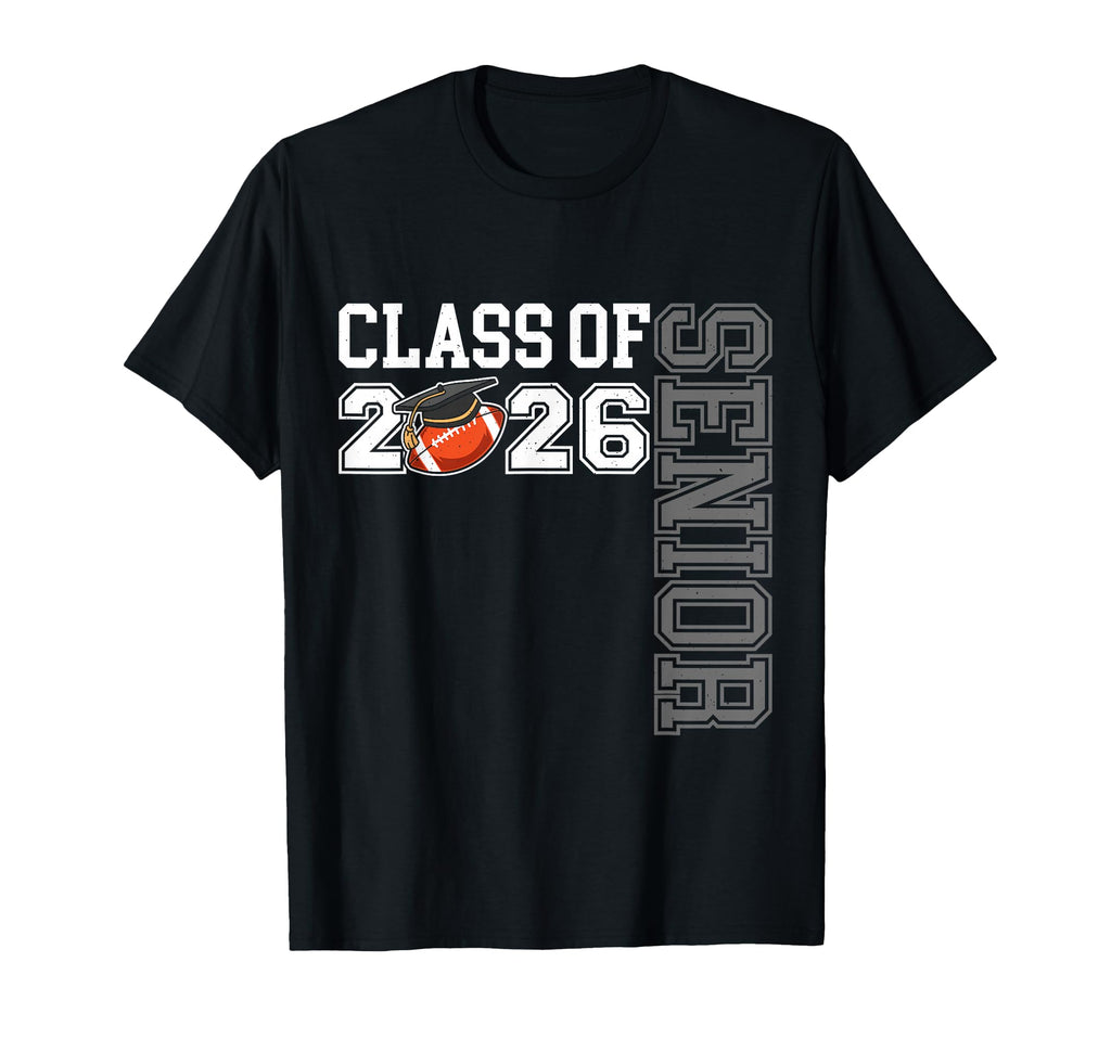 Class 2026 Senior Football Night T-Shirt - Casual Everyday Wear Unisex