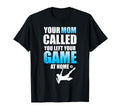 Funny Soccer Your Mom Called Left Your T-Shirt - Minimalist Print Unisex