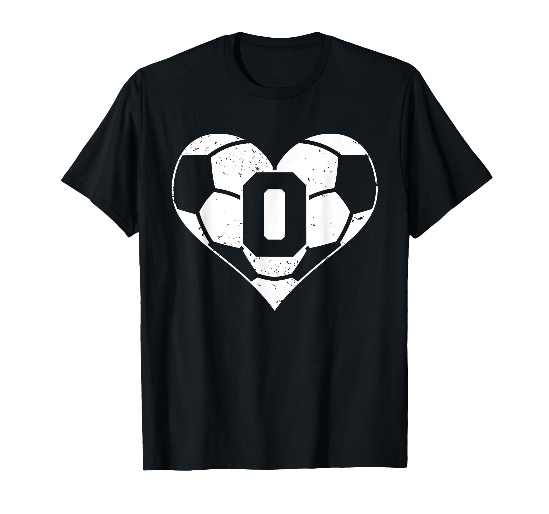Soccer Number 0 Jersey Funny Soccer T-Shirt - Fun Novelty Design Men Women
