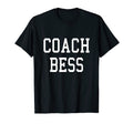 Coach Bess Custom Football Soccer T-Shirt - Casual Everyday Wear Unisex