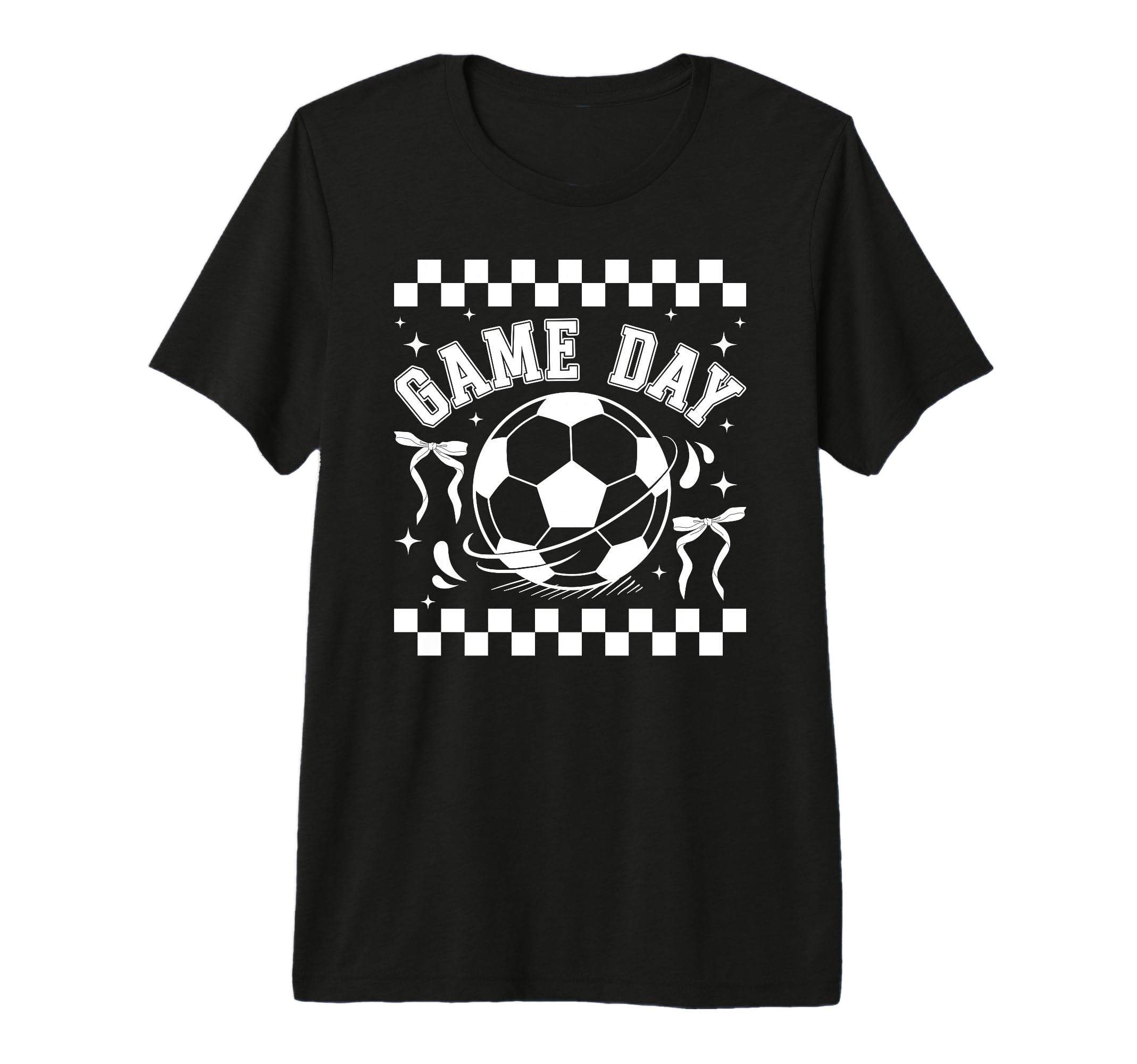 Soccer Game Day Coquette Game Day T-Shirt - Fun Novelty Design Men Women