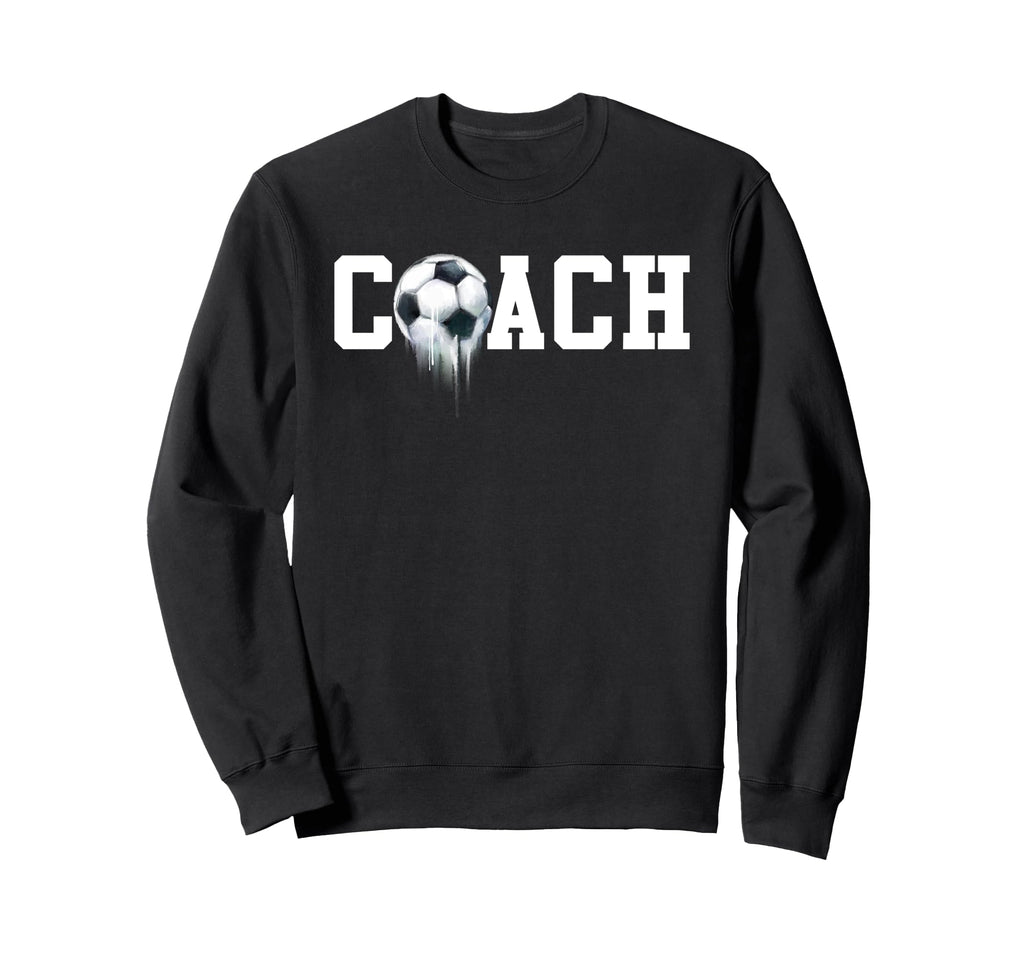 Soccer Coach Funny Football Trainer Sweatshirt - Minimalist Print Unisex