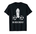 Funny Rude Soccer Football Big Kick T-Shirt - Streetwear Style for Adults