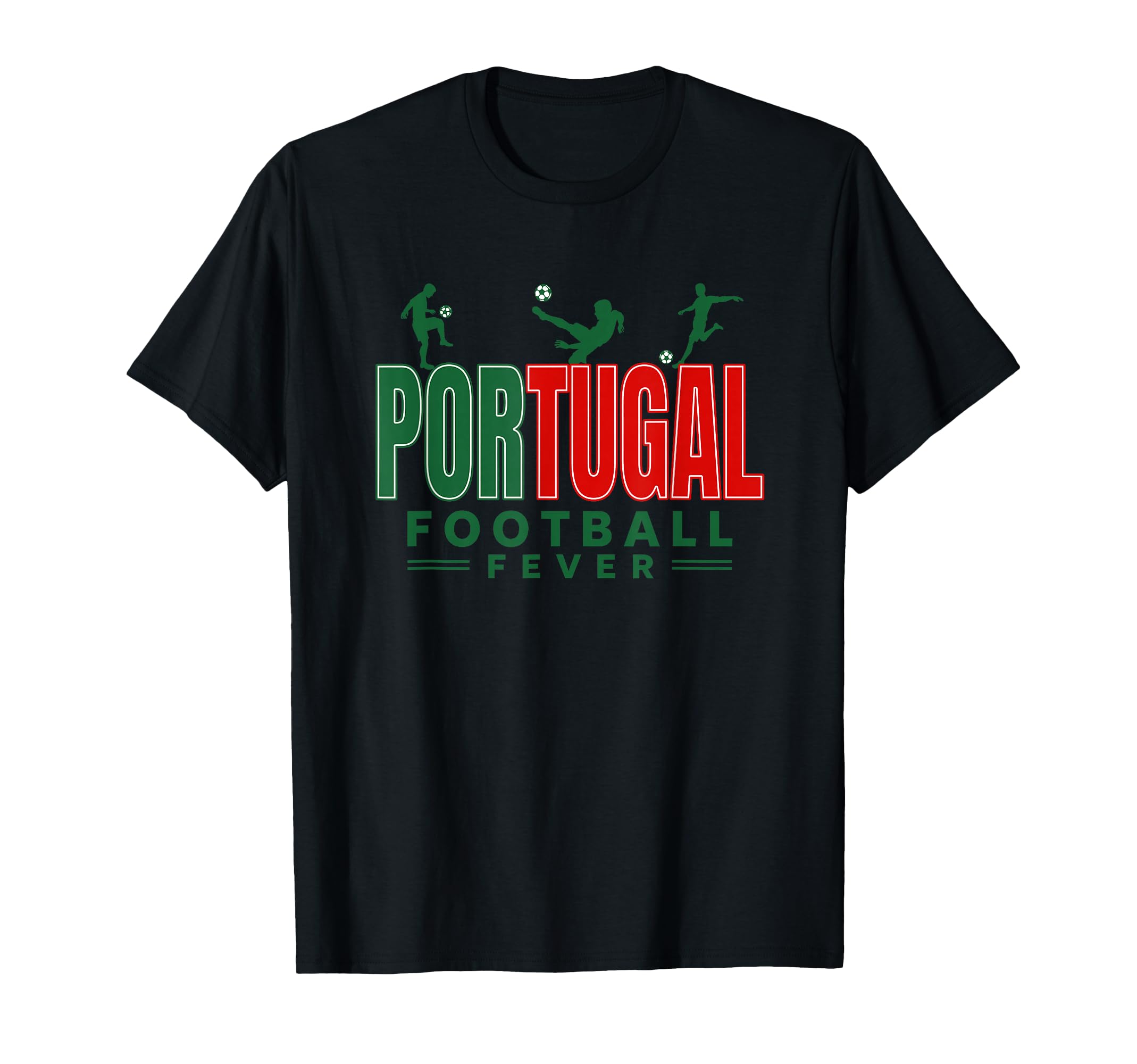 Portugal Football Fever 2026 Soccer Fans T-Shirt - Minimalist Print Unisex
