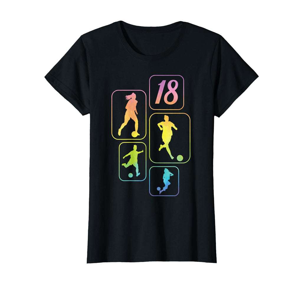 18Th Birthday Soccer Player T-Shirt - Fun Novelty Design for Adults