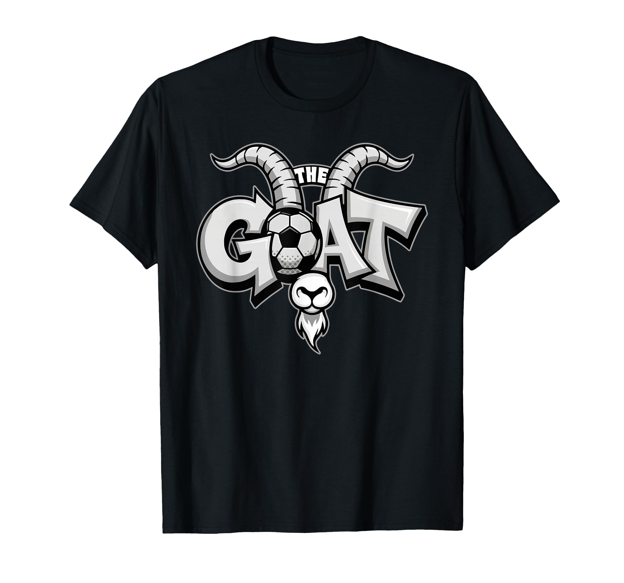 Capricorn Zodiac Symbol Goat Soccer T-Shirt - Novelty Apparel for Adults