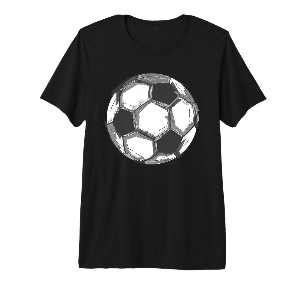 Soccer Ball Sports Players Or Fans T-Shirt - Fun Novelty Design for Adults