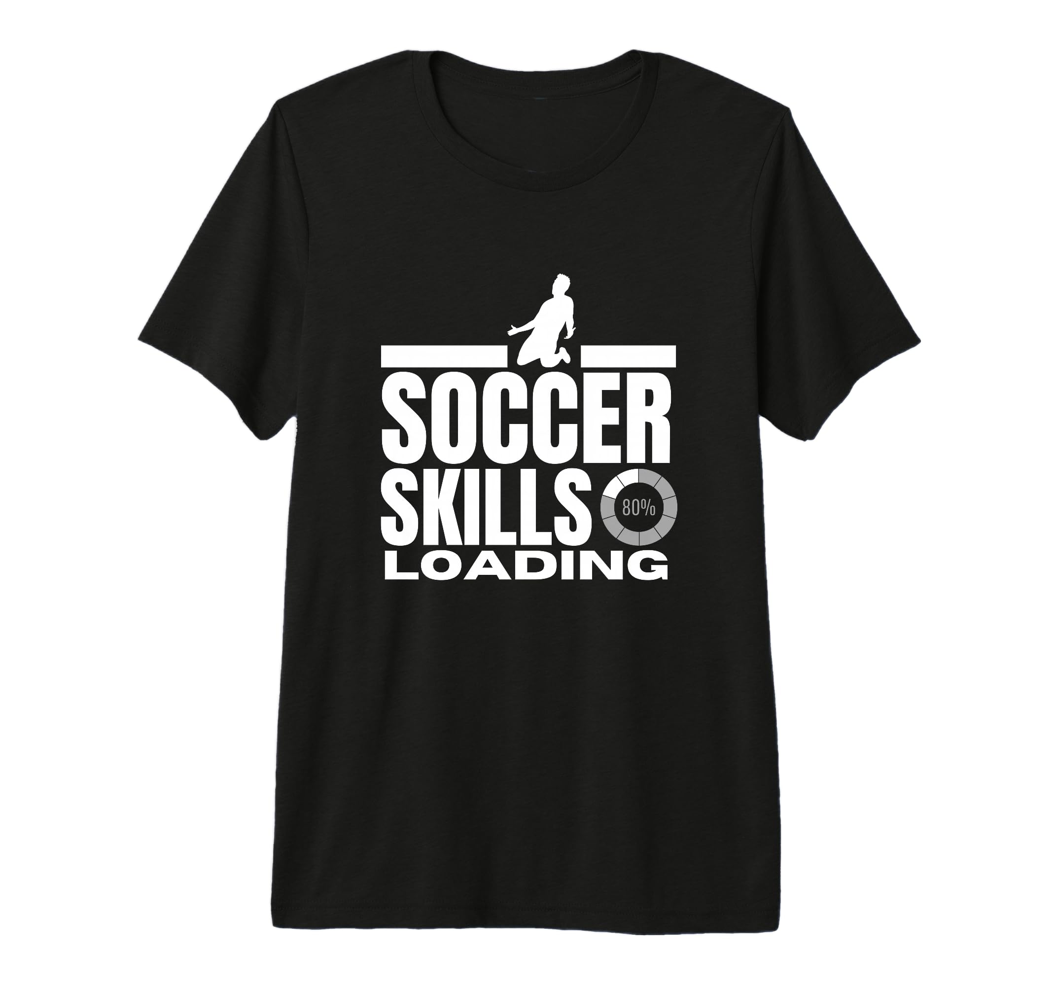 Soccer Skills Loading Funny Soccer T-Shirt - Fun Novelty Design Unisex