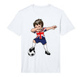 Great Britain British Dabbing Soccer T-Shirt - Graphic Print Men Women