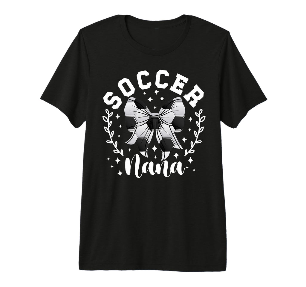 Soccer Nana Grandma Nana Soccer T-Shirt - Minimalist Print for Adults