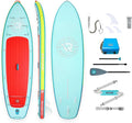 iROCKER Cruiser 7.0 Inflatable Stand Up Paddle Board Premium SUP and Accessories - Beginner Friendly - Extra Wide Base - Tandem Capable
