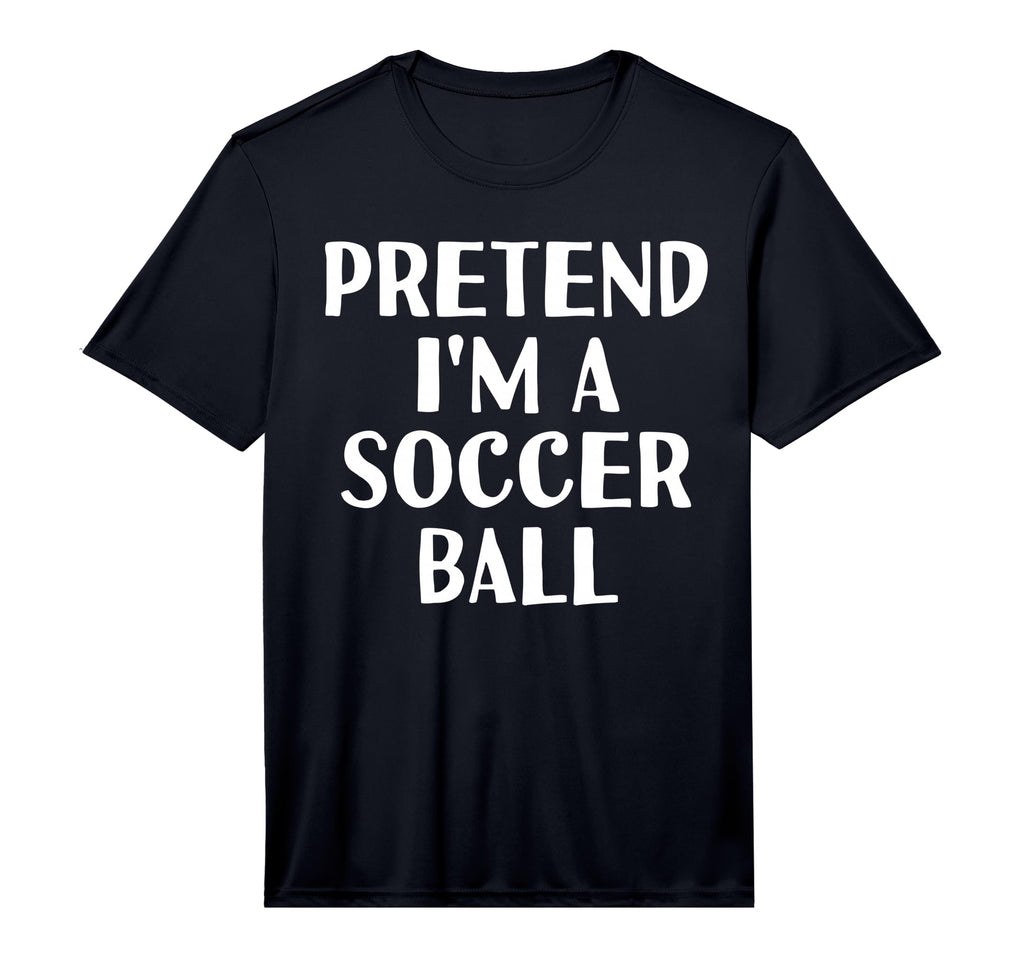 Pretend Im Soccer Ball Funny T-Shirt - Minimalist Print Men Women