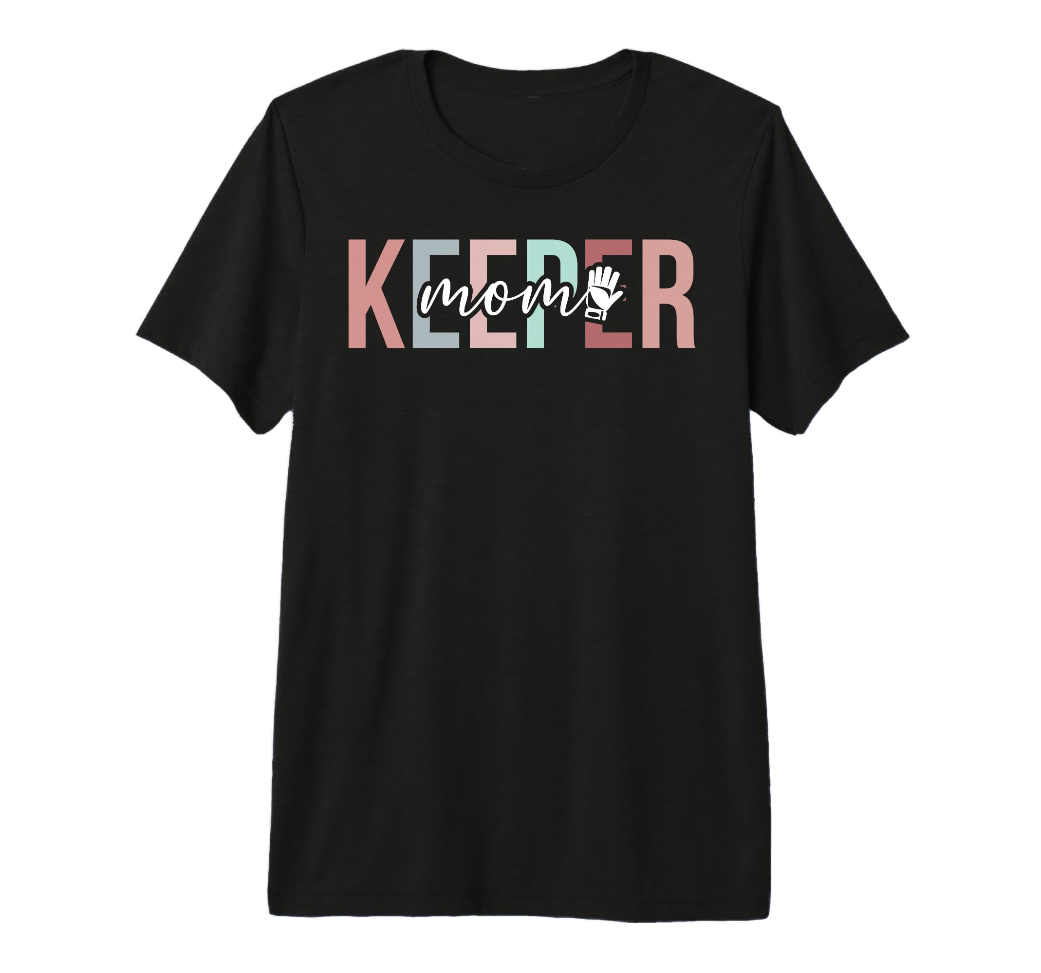 Boho Soccer Keeper Mom Soccer T-Shirt - Novelty Apparel for Adults