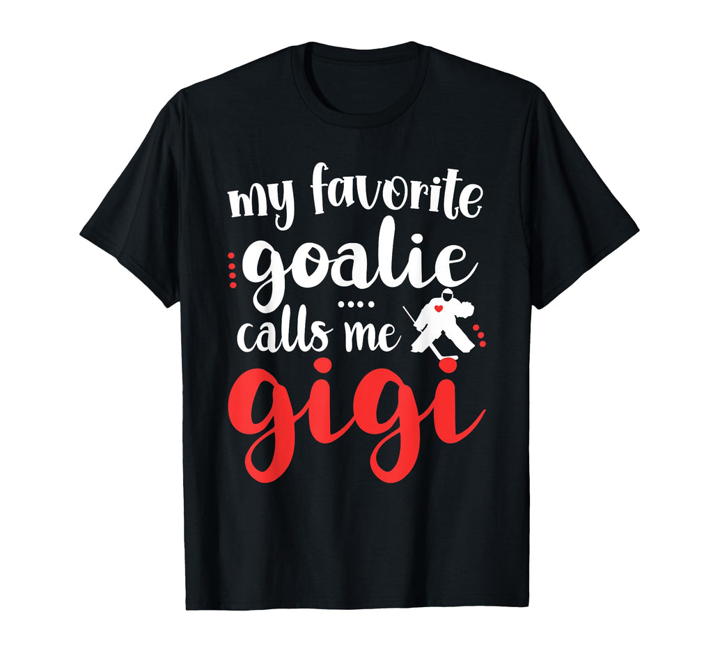 Proud Ice Hockey Goalie Gigi Hockey T-Shirt - Streetwear Style for Adults