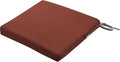 Classic Accessories Ravenna Water-Resistant Patio Chair Seat Cushion, 18 x 18 x 2 Inch, Spice, Patio Furniture Cushions