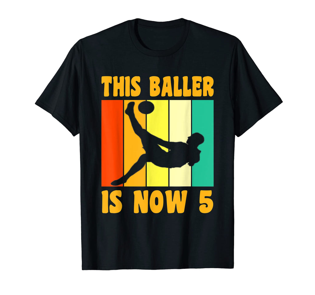 Happy 5Th Birthday 5 Year Old Soccer T-Shirt - Aesthetic Graphic Men Women
