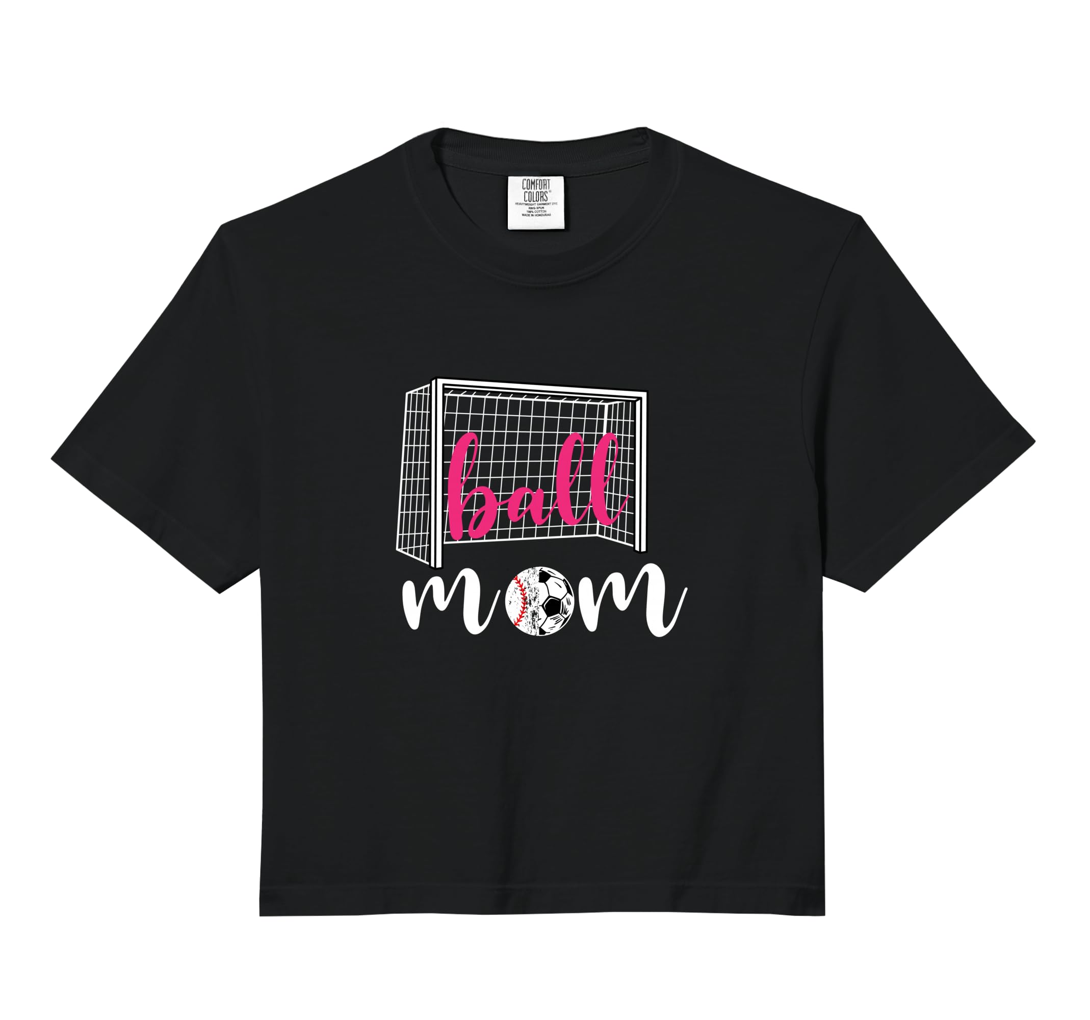 Soccer Mom Ball Football Game Day Funny T-Shirt - Graphic Print for Adults
