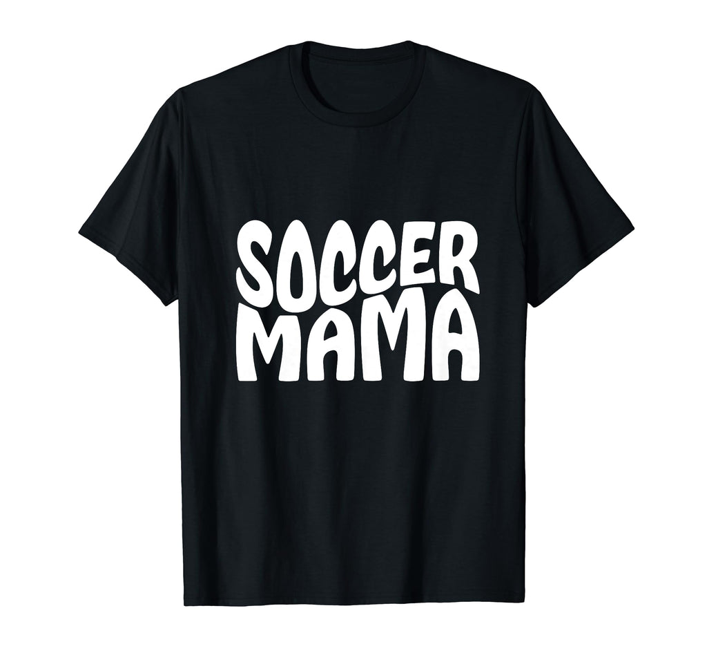 Soccer Mama Groovy Soccer Moms T-Shirt - Minimalist Print Unisex