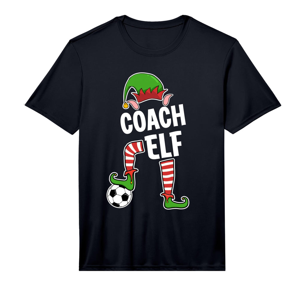 Soccer Elf Soccer Coaches Elf Performance T-Shirt - Novelty Apparel Unisex