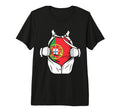 Superhero Flag Portugal Love Sports T-Shirt - Trendy Graphic for Adults