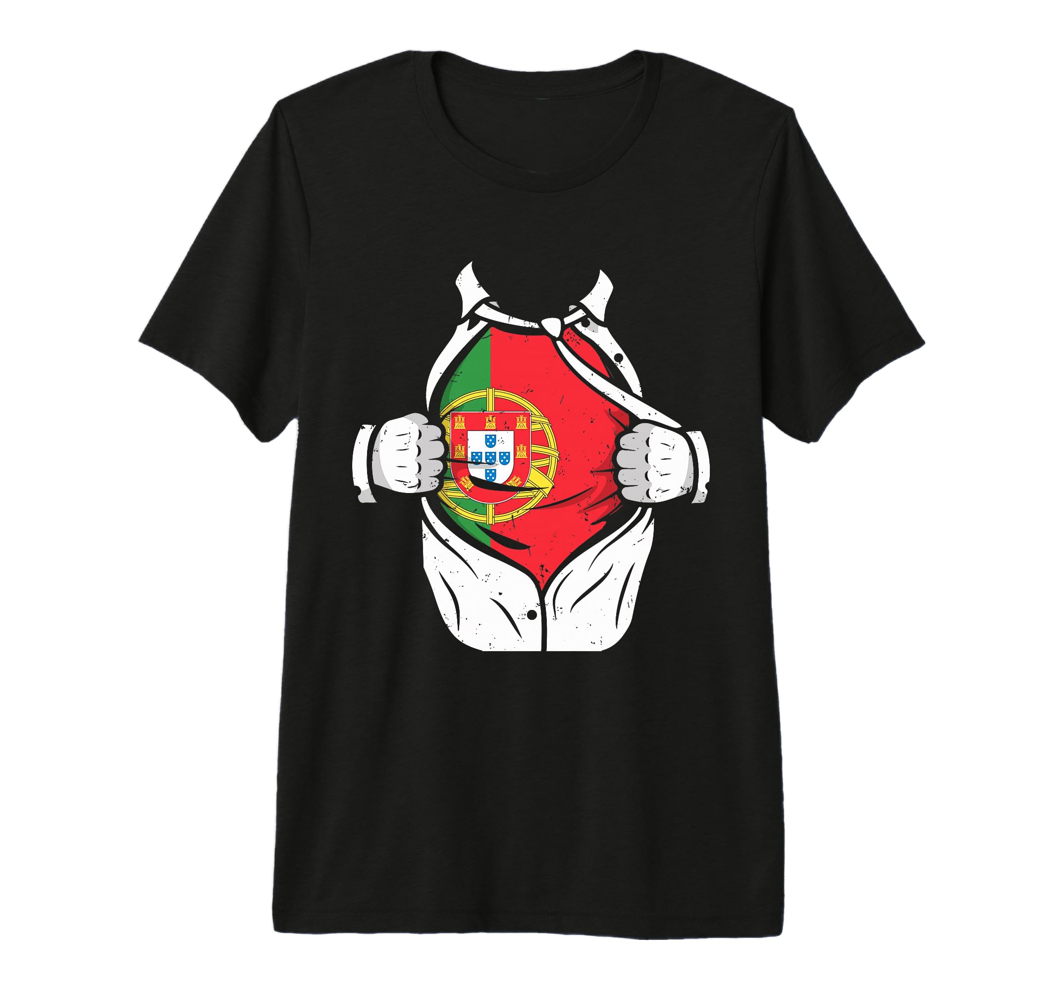 Superhero Flag Portugal Love Sports T-Shirt - Trendy Graphic for Adults