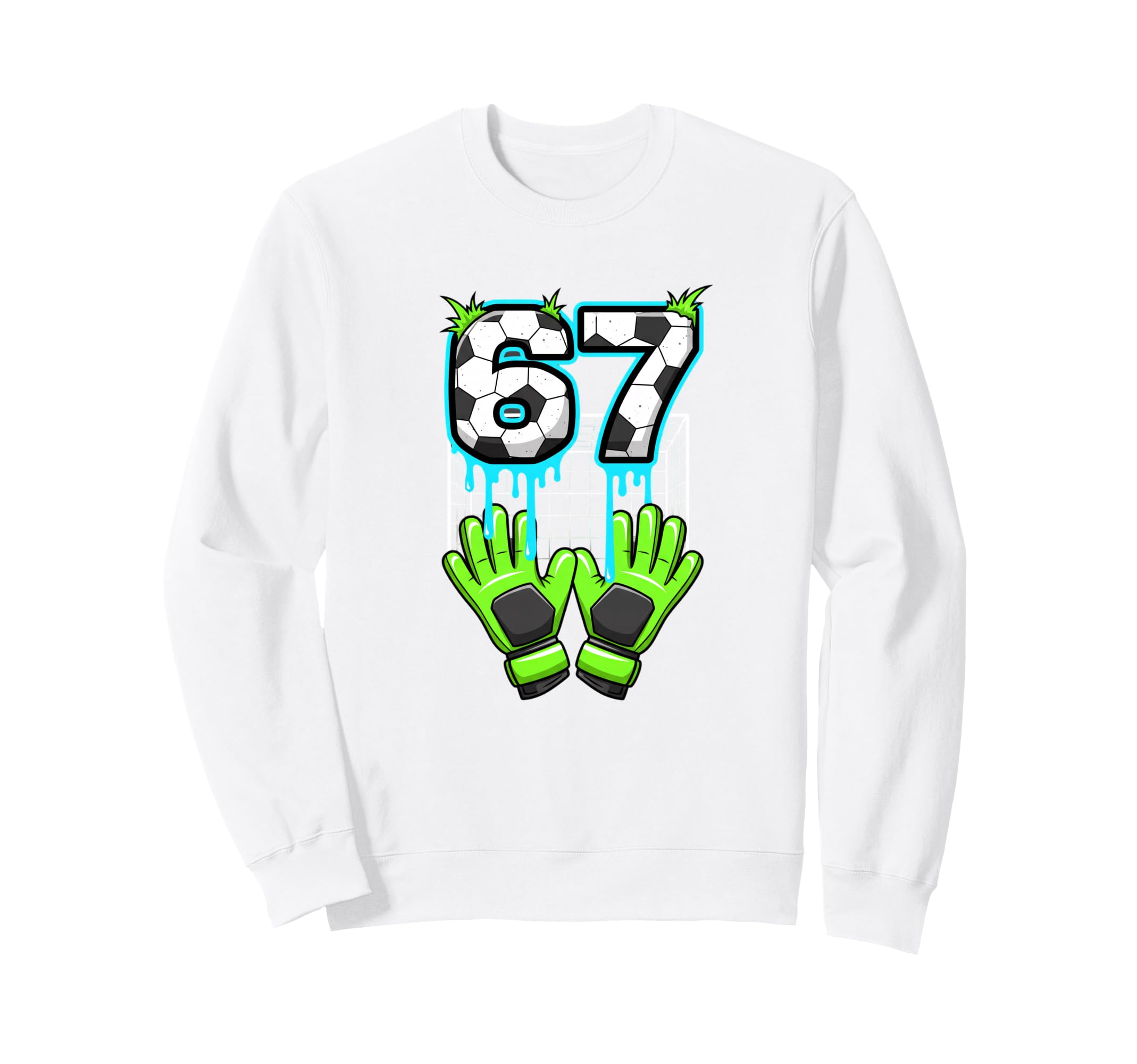 Thanksgiving 67 Six Seven Soccer Sweatshirt - Custom Art Print Men Women