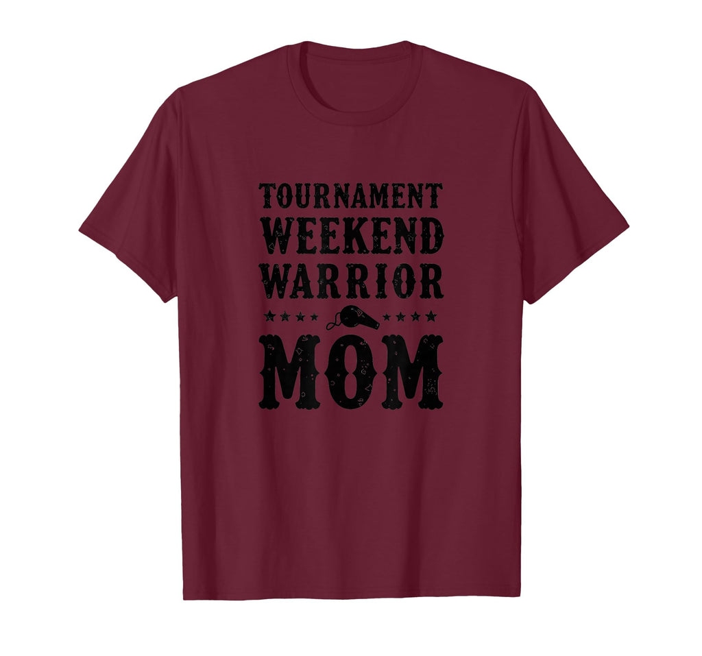 Tournament Weekend Warrior Mom Soccer T-Shirt - Graphic Print for Adults