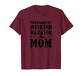 Tournament Weekend Warrior Mom Soccer T-Shirt - Graphic Print for Adults