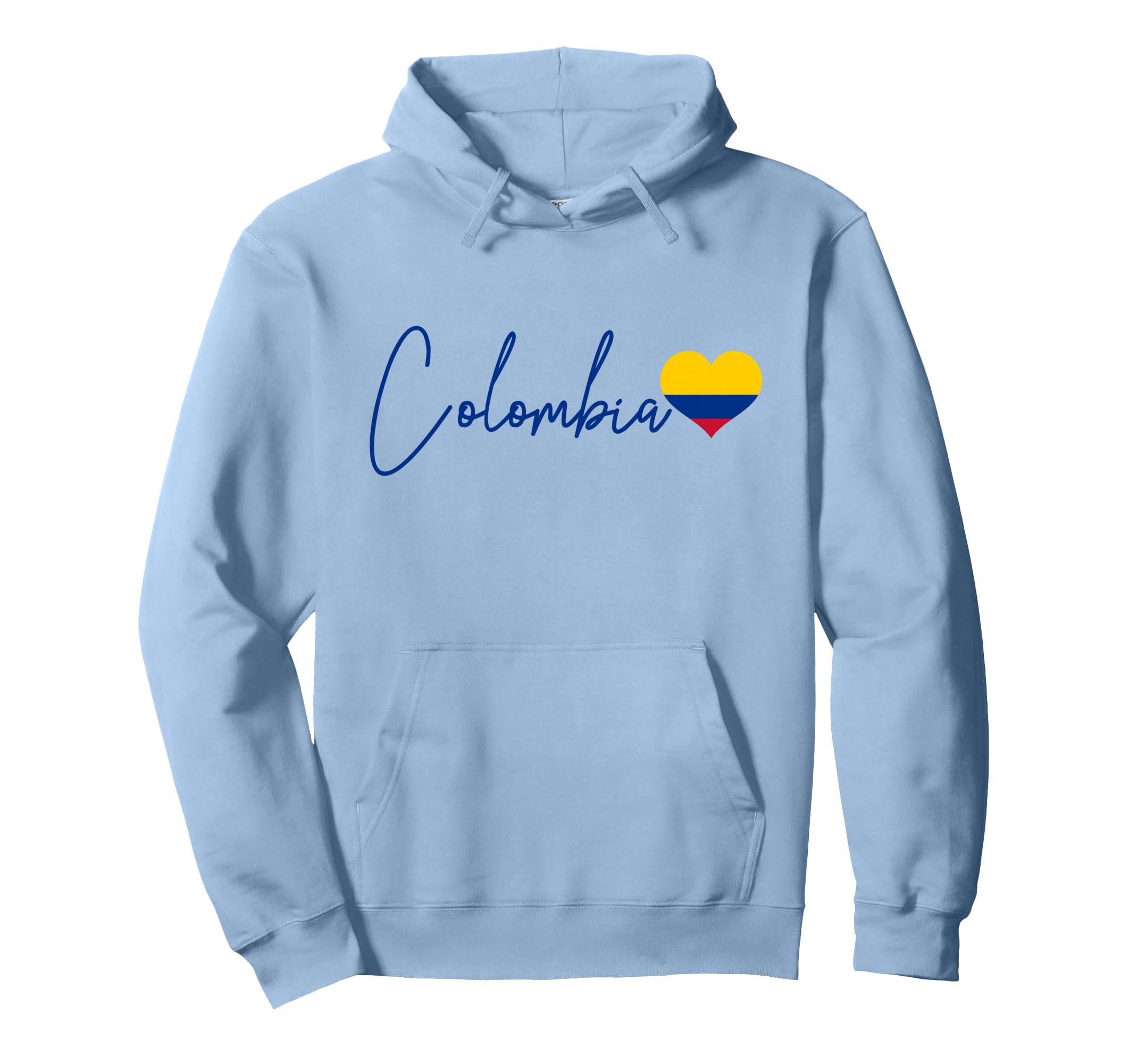 Colombia Heart Pride Colombian Flag Hoodie - Trendy Graphic Unisex