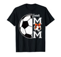 Soccer Mom Bow Mama Mommy Mothers T-Shirt - Fun Novelty Design Men Women