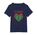 My Heart Is That Field Soccer Fan T-Shirt - Graphic Print Men Women