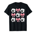 Soccer And Bows Coquette Soccer Mom T-Shirt - Novelty Apparel for Adults