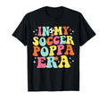 My Soccer Poppa Era Game Day Groovy T-Shirt - Custom Art Print Men Women